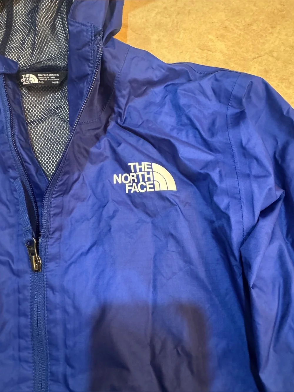 The North Face bright blue